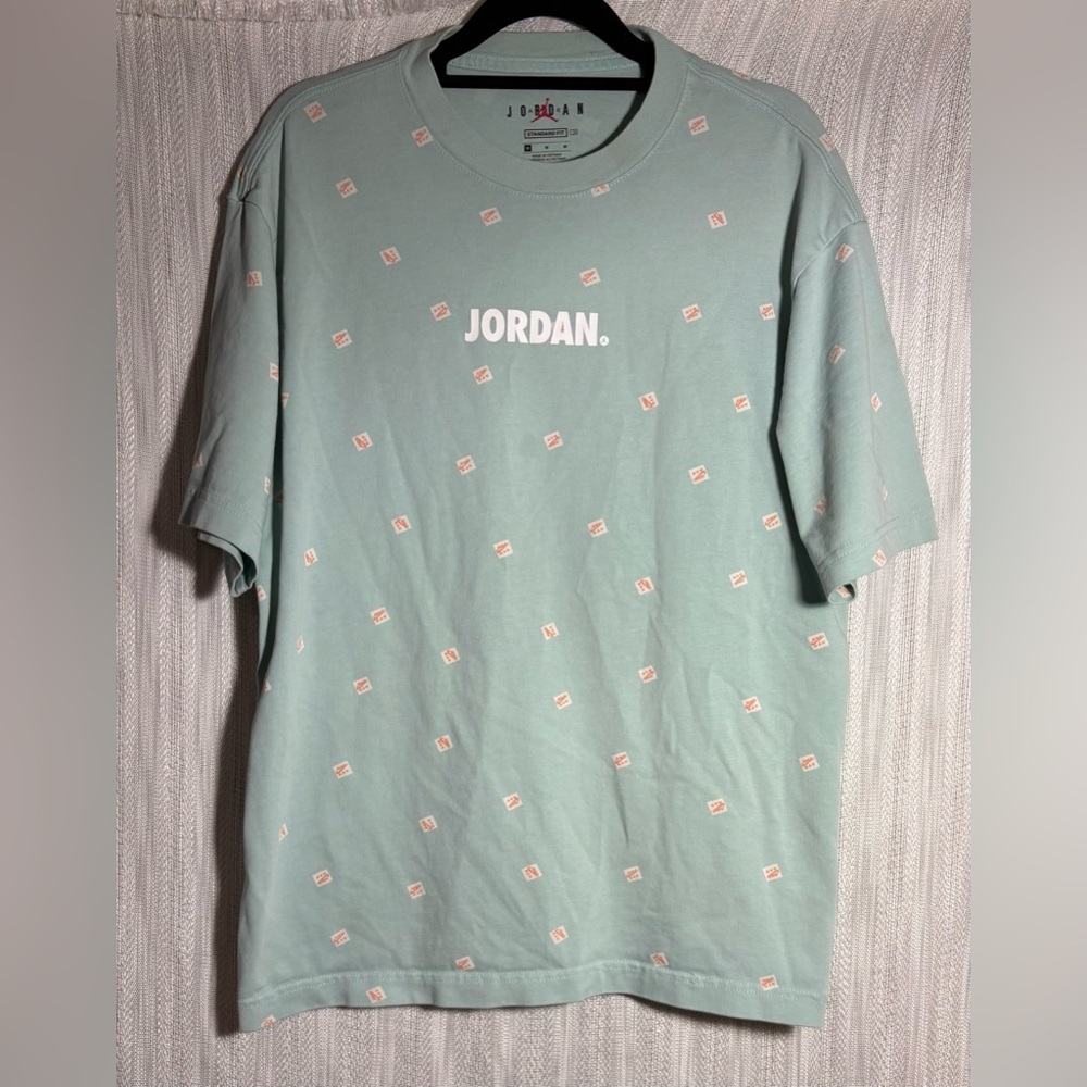 Jordan Light Green Patterned Tee